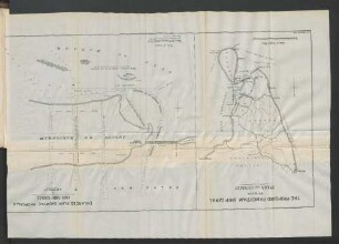 The proposed Ramiseram Ship Canal between India and Ceylon. Enlarced plan showing proposals for Ship Canal.
