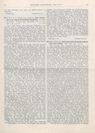 238-239 [Rezension] Macholz, Waldemar, Spuren binitarischer Denkweise im Abendlande seit Tertullian