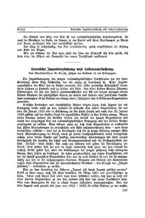 Heroische Jugenderziehung und Lebensauffassung