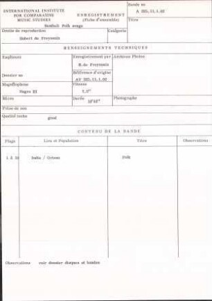 Santhali Folk songs