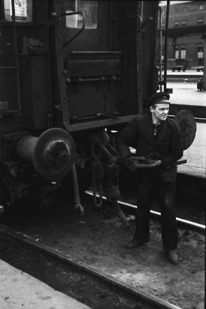 Berlin: Anhalter Bahnhof; Deutsche Reichsbahn; Ankuppler mit Kupplung