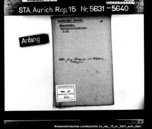 Hausierkonzessionen und -gesuche: Franz Jung junior aus Westerode, Musikaufführungen