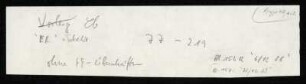 Bürgerliches Recht. Erbrecht. Paragraph 77 - 219. Vorlesungsmanuskript. (Ansetzungssachtitel von Bearbeiter/in), Leipzig, 1888 - 1889