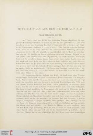 1: Mitteilungen aus dem British Museum, [1]