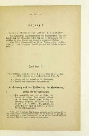 Anhang 3. Zusammenstellung der ethisch-religiösen (politischen, gesellschaftlichen und geschichtlichen) Sätze