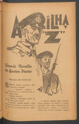 A ilha "Z" : Grande novella. [Primeira parte]