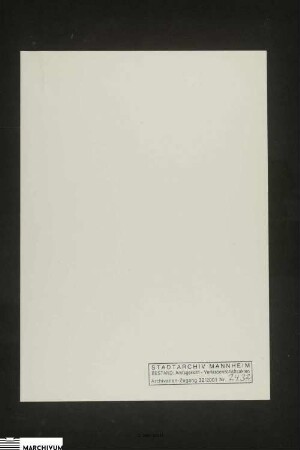 Vermögen der verstorbenen Sibilla Kalkreuther, geb. Reisinger