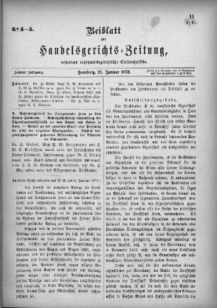 No. 4-5. 25. Januar 1873