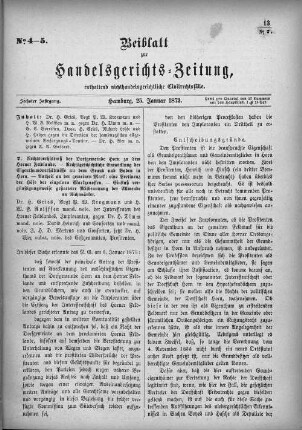No. 4-5. 25. Januar 1873