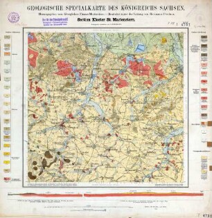 [4751] Kloster St. Marienstern, Geologische Specialkarte des Königreichs Sachsen