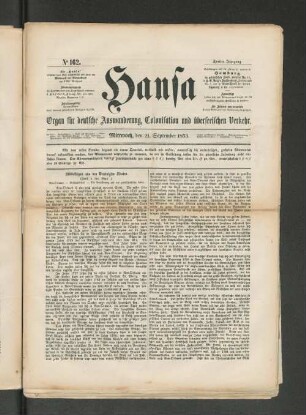 No. 162. Mittwoch, den 21. September 1853.