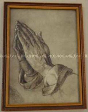 Wandbild "Betende Hände"