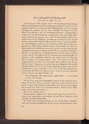 Der Luftangriff auf Buchenwald