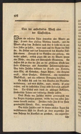 428-443, Die Ursachen. - Woher entsteht das Gift der Wasserscheu.