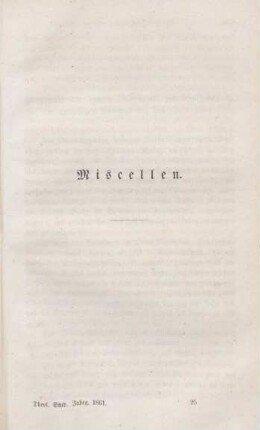 381-386 Miscellen : Programm der Haager Gesellschaft zur Vertheidigung der christlichen Religion auf das Jahr 1860