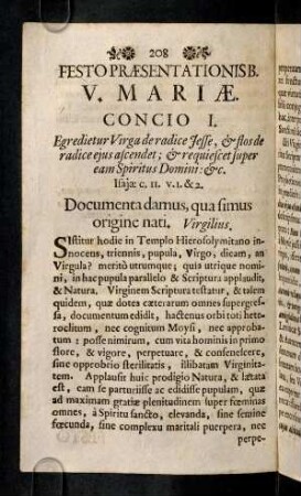 208-237, Concio I