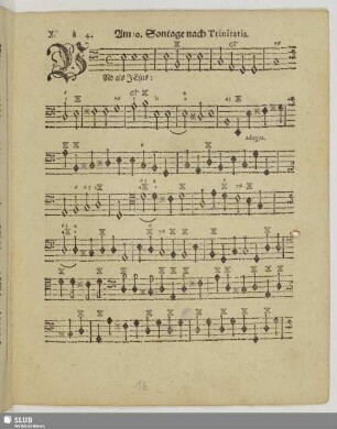 XI. Am 10. Sontage nach Trinitatis: Vnd als Jesus nahe hinzu kam