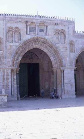 Eingangsportal zur Aqsa Moschee [Jerusalem, Israel-Exkursion]
