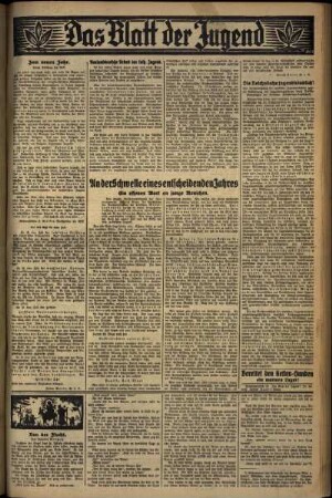 Dritte Ausgabe vom Mittwoch, den 01. Januar 1930.