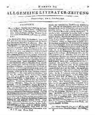 Erste Anfangsgründe der mathematischen Geographie. Zum richtigen Gebrauche der Erdkugel nebst dem neuesten Verhältnis der Länder und Staaten in Europa zum besten der Jugend hrsg. Berlin 1796