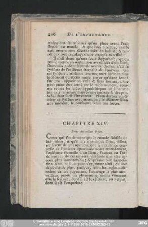 Chapitre XIV. Suite du même sujet.