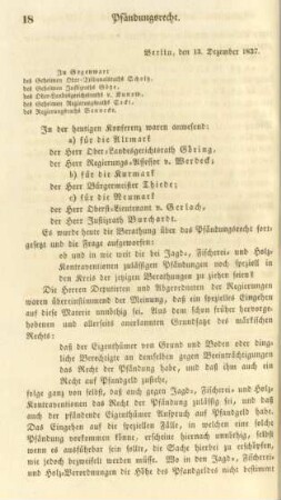 Berlin, den 13. Dezember 1837