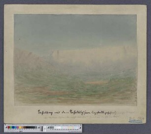 Tafelberg mit dem Tafeltuch (von Capstadt gesehen)