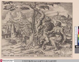 [Juda gibt Tamar das Versprechen; Judah giving Tamar the pledge]