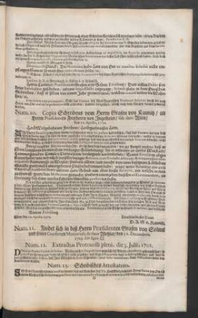 Num. 13. Scheibisches Attestatum