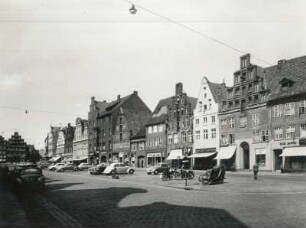 Lüneburg. Am Sande. Straßenblick
