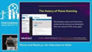 Plone and React.js: An interview to Volto
