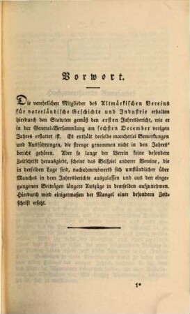 Jahresbericht des Altmärkischen Vereins für Vaterländische Geschichte und Industrie. 1. 1838