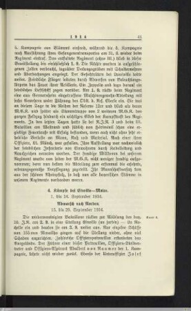4. Kämpfe bei Einville - Maixe. - Abmarsch nach Norden