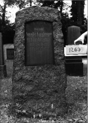 Grabstein 1267 [Hahn S. 116 Grab-Nr. 1844]