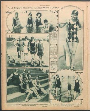 Por el Balneario Municipal, V. López, Olivos y Quilmes [Fotografías]