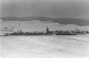 Thüringen. Ortsansicht, Winteraufnahme
