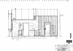 Freudenstadt Hbf: Umbau Empfangsgeb., Schnellgaststätte, Ansicht gegen die Küche, sowie Eingang zum Nebenzimmer Empfangsgeb.