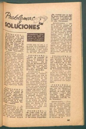 Problemas y soluciones