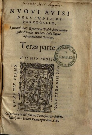 Nuovi avisi dell'Indie di Portogallo ..., P. 3