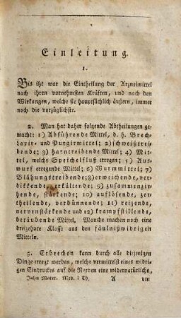 Auswahl der wirksamsten einfachen und zusammengesetzten Arzneimittel oder praktische Materia medika, 1