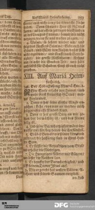 XIII. Auf Mariä Heimsuchung.