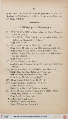 Im Kisselgäßel im Kaltenthal