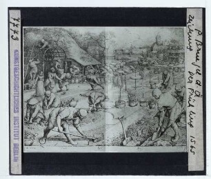 Brueghel (Pieter d. Ä.), Frühling (Wien Albertina 23750)