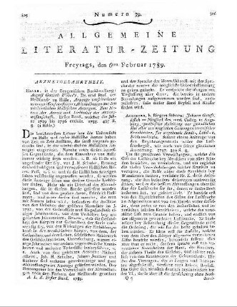 [Schulz, Friedrich]: Albertine : Richardsons Clarissa, nachgebildet und zu einem lehrreichen Lesebuche für deutsche Mädchen bestimmt. - Berlin : Wever Th. 1. - 1788 Th. 2. - 1788 Th. 3. - 1789
