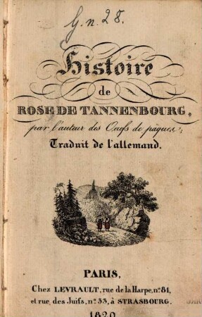 Histoire de Rose de Tannenbourg