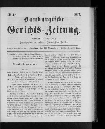 Handelsgericht.
