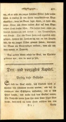 Drei-und vierzigstes Kapitel. Verfolg dieser Geschichte.