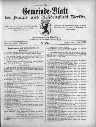 1902,22: No. 22, 1. Juni 1902