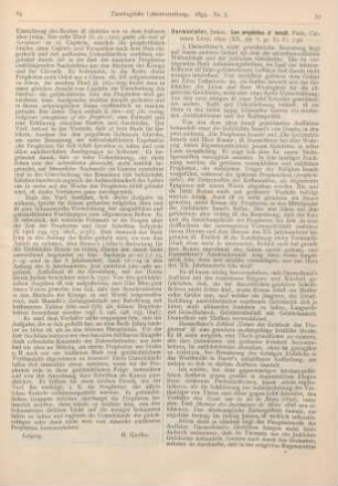 70-72 [Rezension] Darmesteter, James, Les prophètes d‘Israel