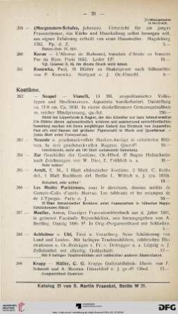 26-28 Kostüme (Nr.262-282)